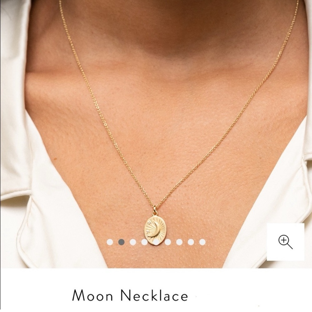 Mejuri Moon Necklace